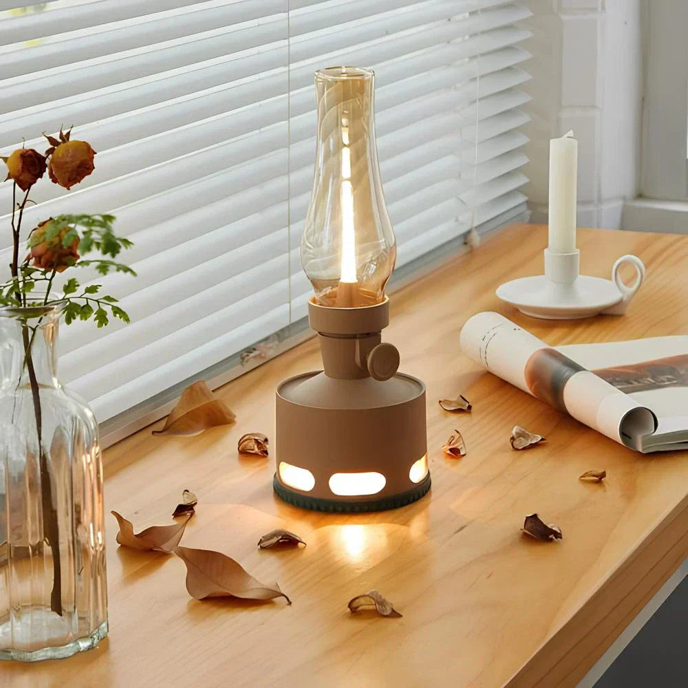 Wiederaufladbare Vintage LED Laterne - LumaLantern