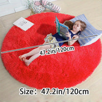 Runder Fluffy Teppich - Clouda