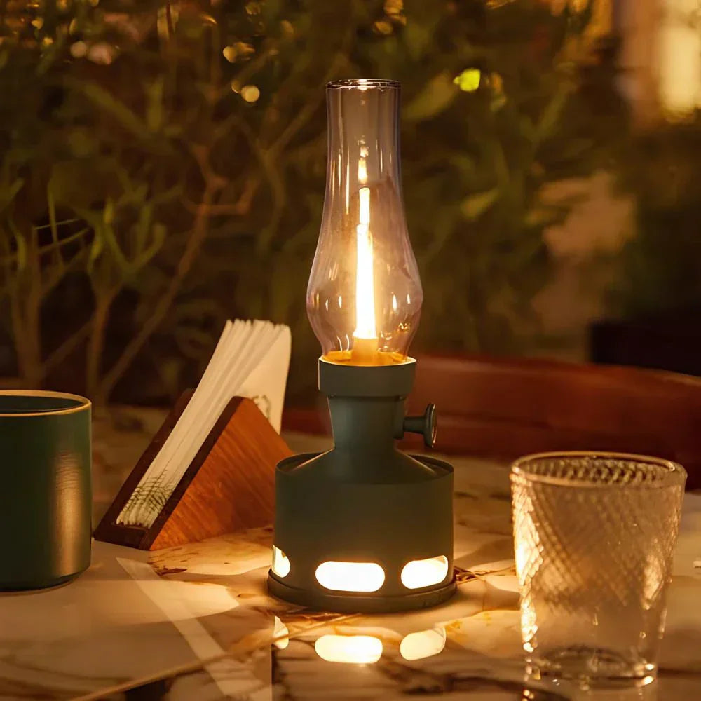 Wiederaufladbare Vintage LED Laterne - LumaLantern