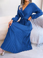 Elegantes Maxikleid mit Wickeloptik – Celina
