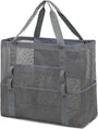 Kaufe 1, Erhalte 1 GRATIS – Extra Große Durchsichtige Mesh-Strandtasche mit 8 Taschen – ClearWave