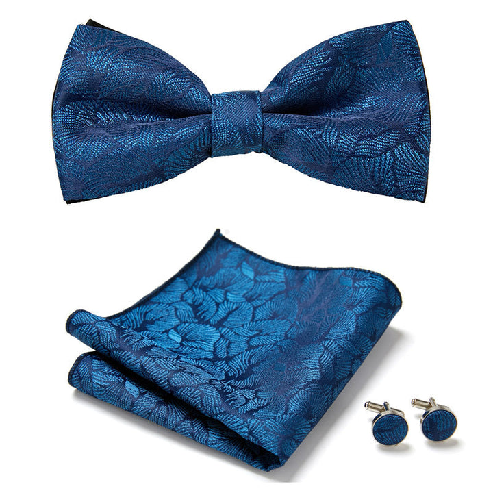 Fliegen-Set mit Blumenmuster – StitchMode (1+1 GRATIS)