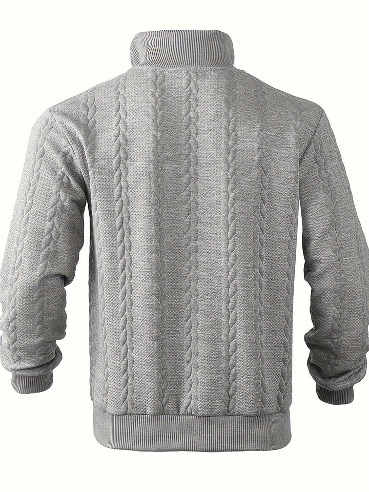Vintage Herrenpullover mit Reißverschluss – Victor