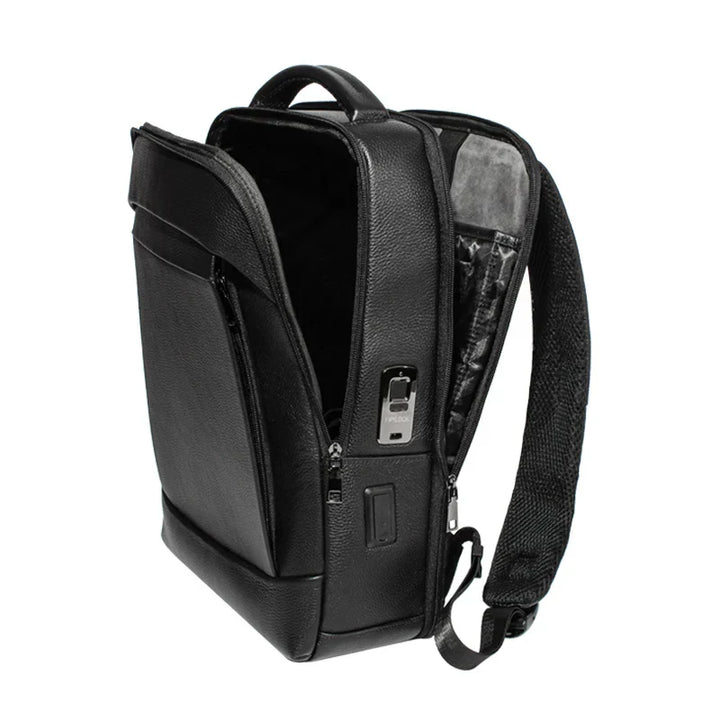 Hochkapazitäts-Business-Laptoprucksack für Herren mit Fingerabdruckschloss – Diebstahlschutz