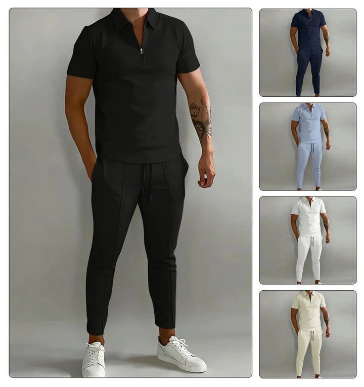 Leinen-Hemd und Hose im Herren-Set – Adrian