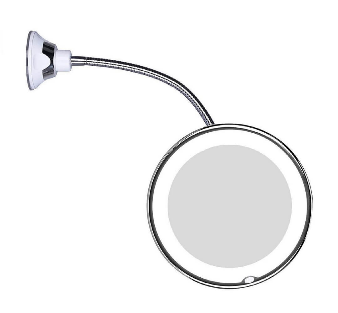 LED-Vergrößerungsspiegel mit flexiblem Schwanenhals – Claravue