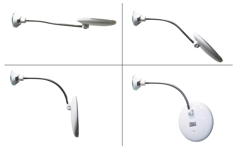 LED-Vergrößerungsspiegel mit flexiblem Schwanenhals – Claravue