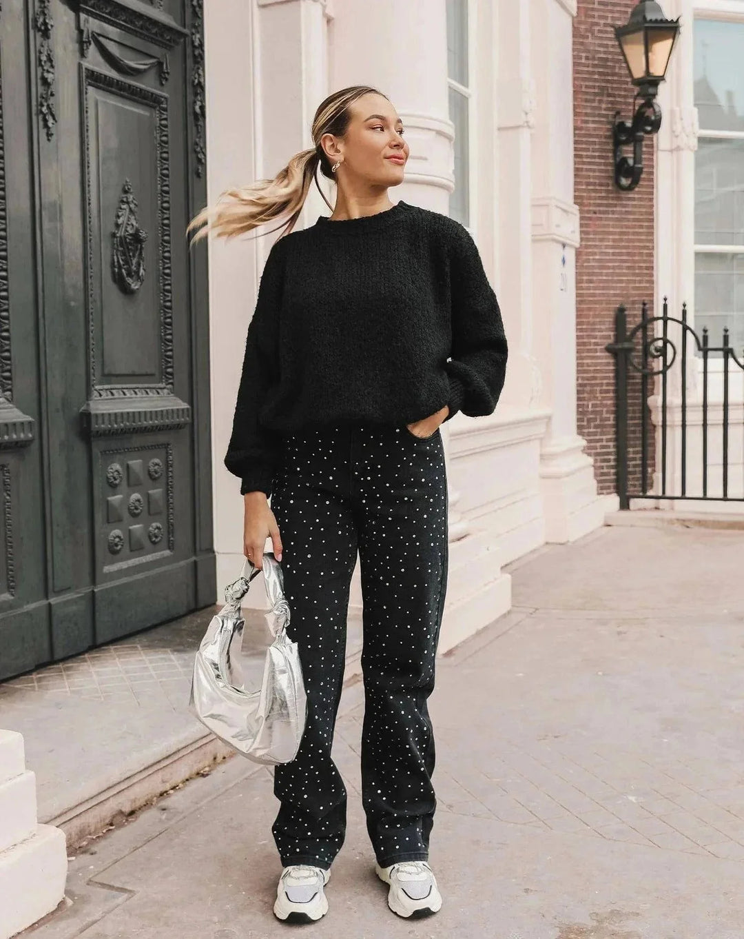 Damen Glitzerjeans für einen strahlenden Look - Jade