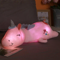 Leuchtendes Plüsch-Einhorn mit LED-Funktion – Glowie