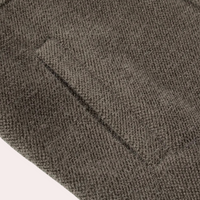 Grauer Wollstoff, Nahaufnahme, Textur, weiches Material, Bekleidungsdesign, hochwertiger Stoff.