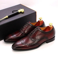 Handgefertigte Herren Oxford-Schuhe aus Leder – Valentin