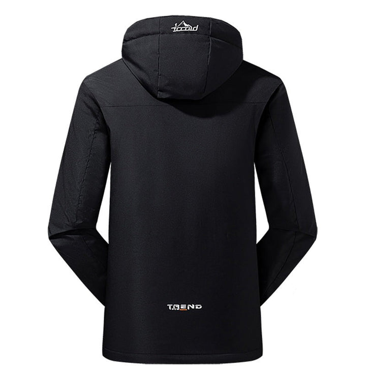 Herrenparka mit abnehmbarer Kapuze – Victor