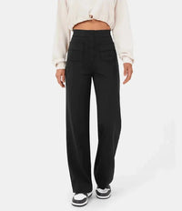Elastische Hohe Taille Damenhose - Isabeau