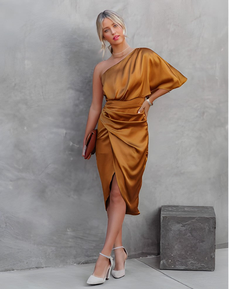 Cocktailkleid mit Einem Schulter - Valeria