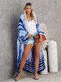 Gewebter Kimono mit Bindegürtel – Leona