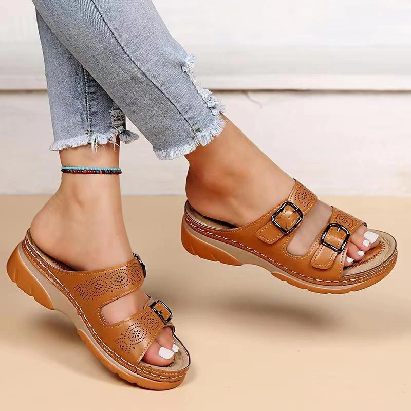 Orthopedic Women's Comfort Sandals with Gel Sole – Sofia