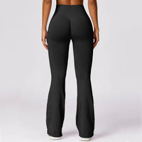 Nahtlose Flared Yoga-Leggings – Elara