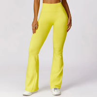 Nahtlose Flared Yoga-Leggings – Elara