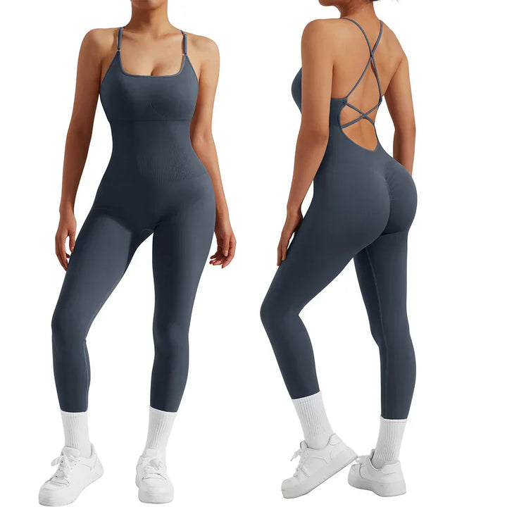 All-Season Damen Fitness Jumpsuit – Nova