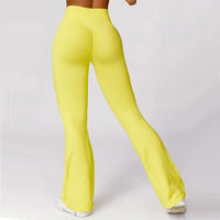 Nahtlose Flared Yoga-Leggings – Elara