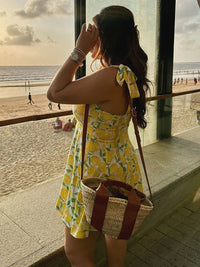 Sommerkleid mit Zitronenprint – Lianne