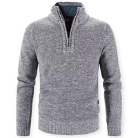 Stilvoller Herrenpullover mit Halbem Reißverschluss – SummitCraft