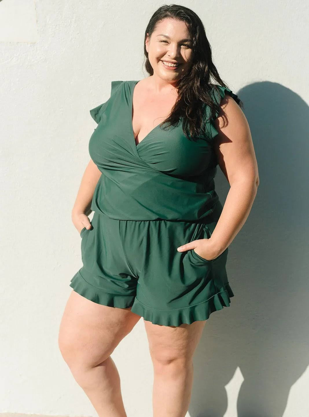 Floral Gemustertes Freizeitbadeoutfit - Amina