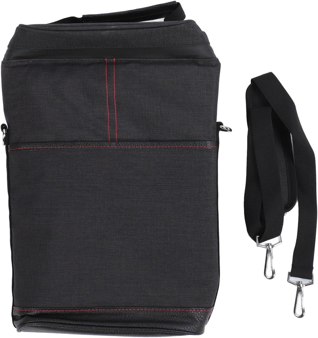 Isolierte 2-Flaschen-Weinkühltasche mit verstellbarem Gurt