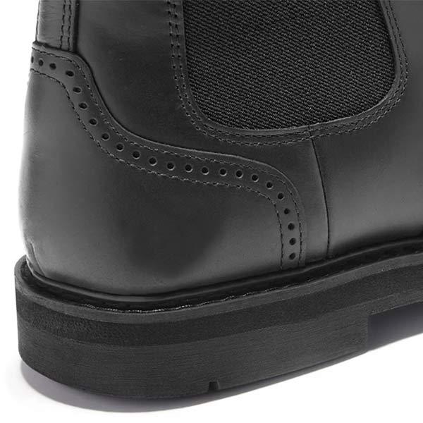 Herren Chelsea Boots klassisch aus Kunstleder mit Elastikeinsatz – Neron