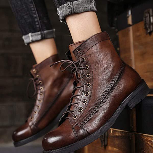 Herren Halbstiefel klassisch mit modernem Design – Leandro