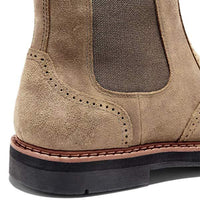 Herren Chelsea Boots klassisch aus Kunstleder mit Elastikeinsatz – Neron