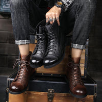 Herren Halbstiefel klassisch mit modernem Design – Leandro