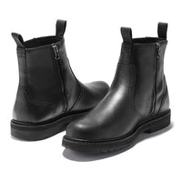 Herren Chelsea Boots klassisch aus Kunstleder mit Elastikeinsatz – Neron