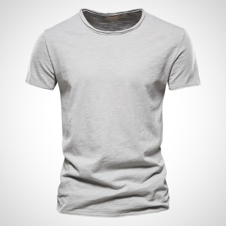 Klassisches Atmungsaktives Baumwollshirt für Herren – Marco