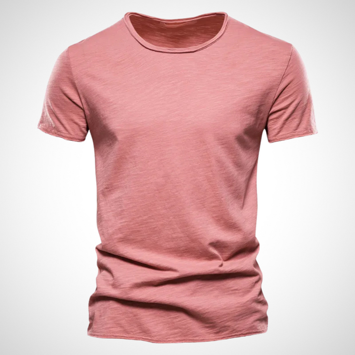 Klassisches Atmungsaktives Baumwollshirt für Herren – Marco