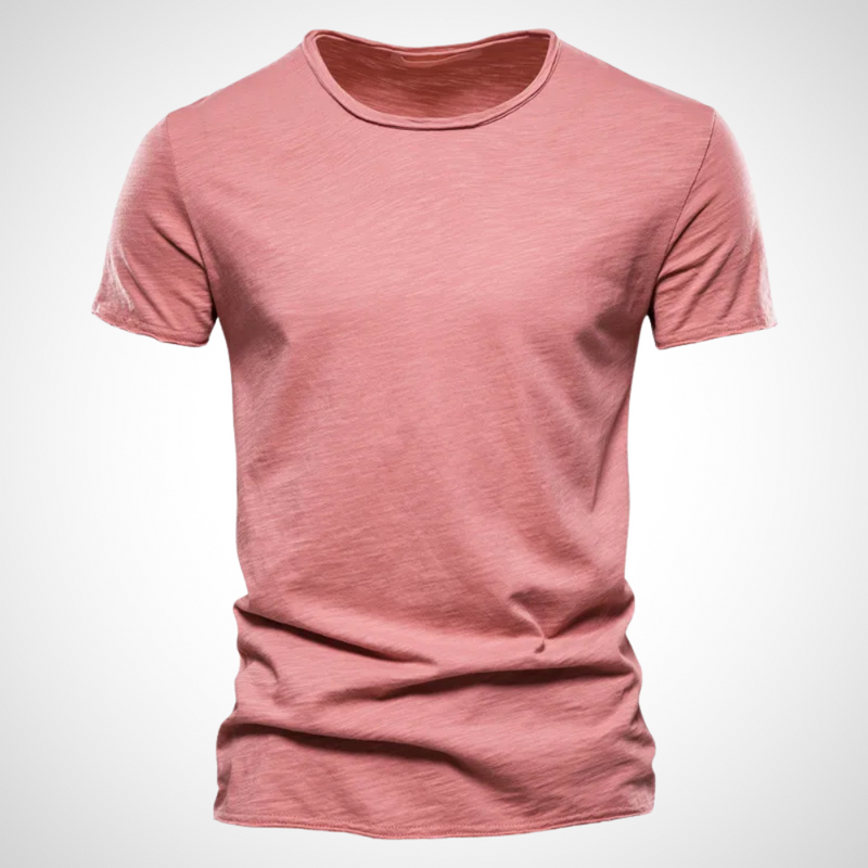 Klassisches Atmungsaktives Baumwollshirt für Herren – Marco