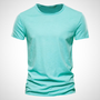 Klassisches Atmungsaktives Baumwollshirt für Herren – Marco
