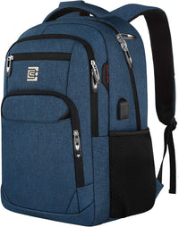 Dunne anti-diefstal laptoprugzak met USB-oplaadpoort