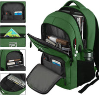 Dunne anti-diefstal laptoprugzak met USB-oplaadpoort