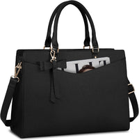 Wasserdichte Laptop-Tasche aus PU-Leder mit multifunktionalem Design für Damen