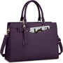 Wasserdichte Laptop-Tasche aus PU-Leder mit multifunktionalem Design für Damen