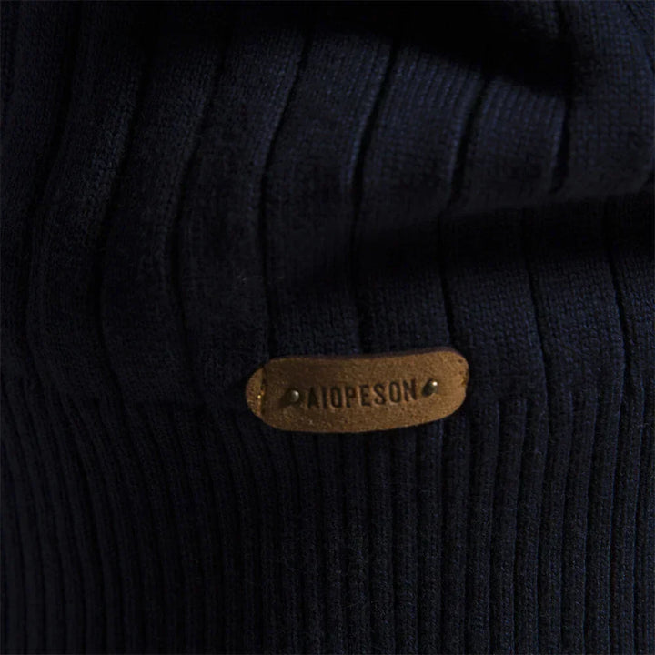 Herren Herbstpullover mit Reißverschluss – Daan
