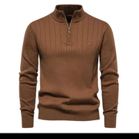 Herren Herbstpullover mit Reißverschluss – Daan