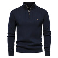 Herren Herbstpullover mit Reißverschluss – Daan