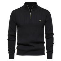 Herren Herbstpullover mit Reißverschluss – Daan