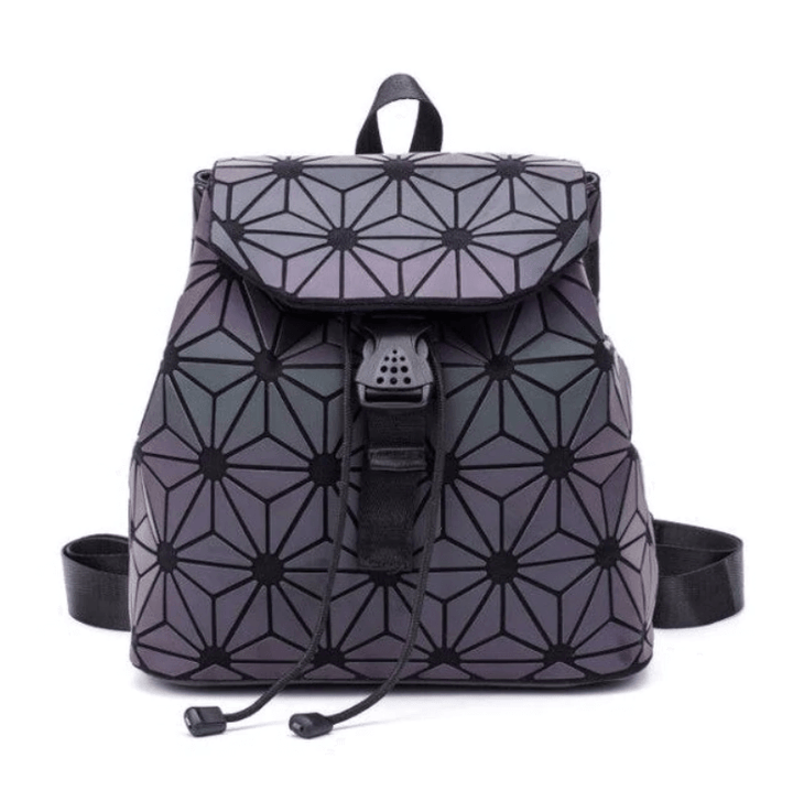 Reflektierender Farbwechsel-Geometrischer Rucksack für Damen