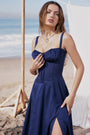 Büstier Sommerkleid mit Taillenkorrektor - Isabella