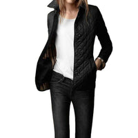 Gepolstertes Damenjacke mit Knöpfen – Elin
