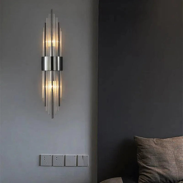 Kristall LED Wandlampe - Luméra
