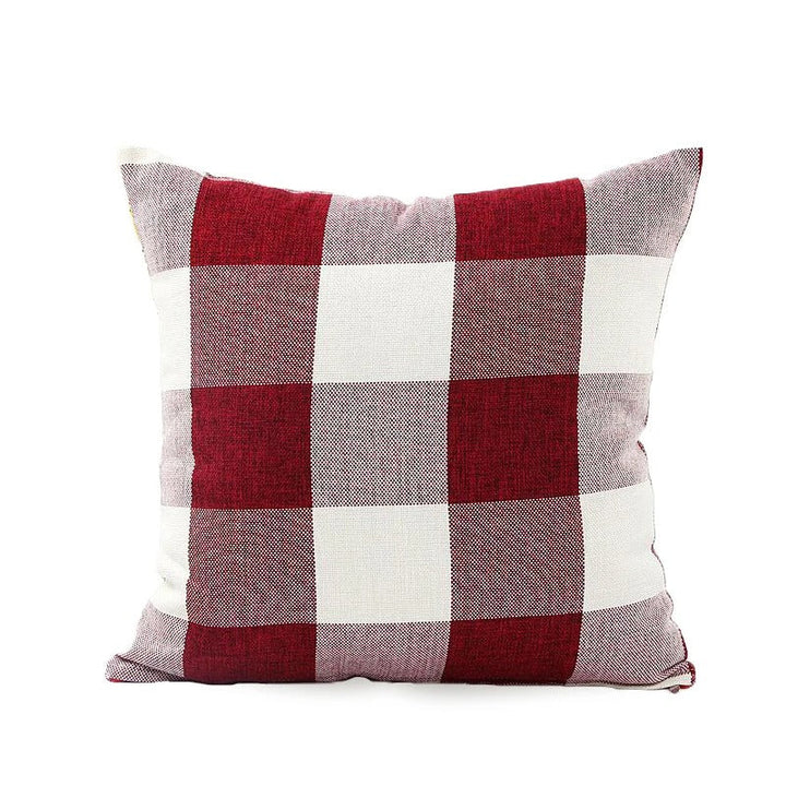 Gemütliche Karierte Kissenhülle im Landhausstil – Autumn Plaid